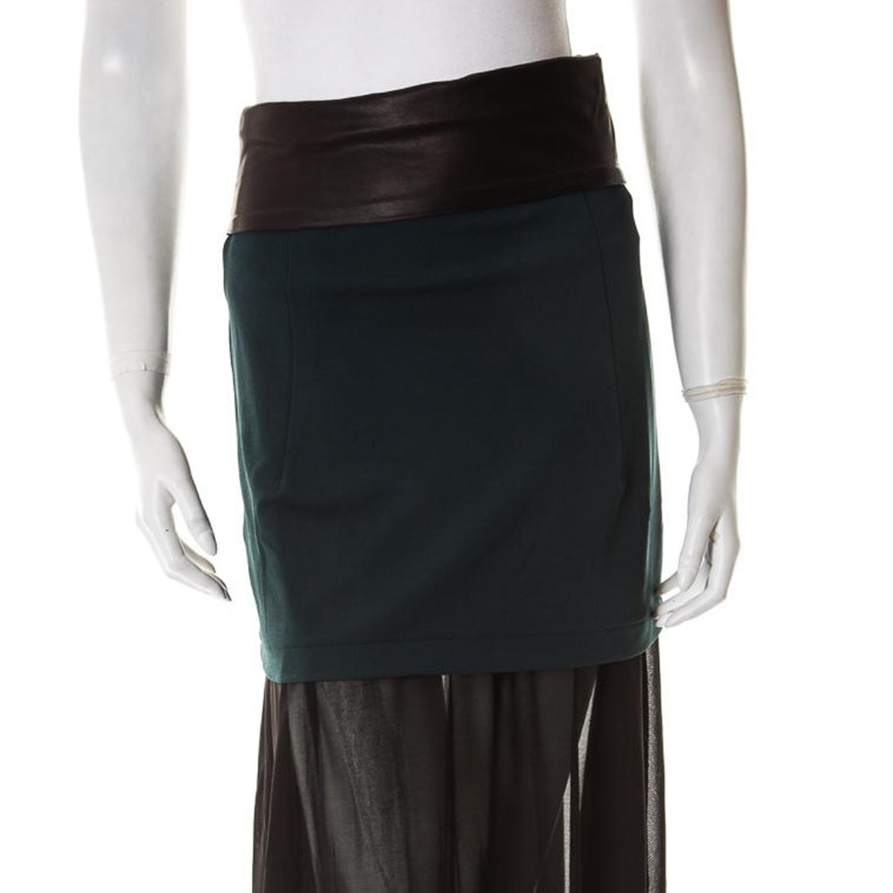 TOGA skirt with sheer material